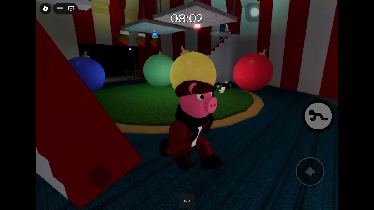 Hard mode on and swarm mode in piggy beating it