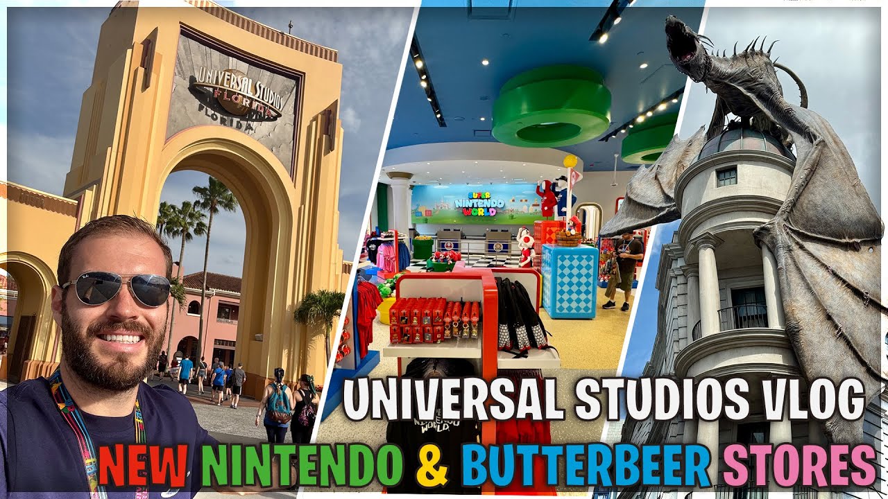 Universal Studios Florida & New Nintendo Store on CityWalk