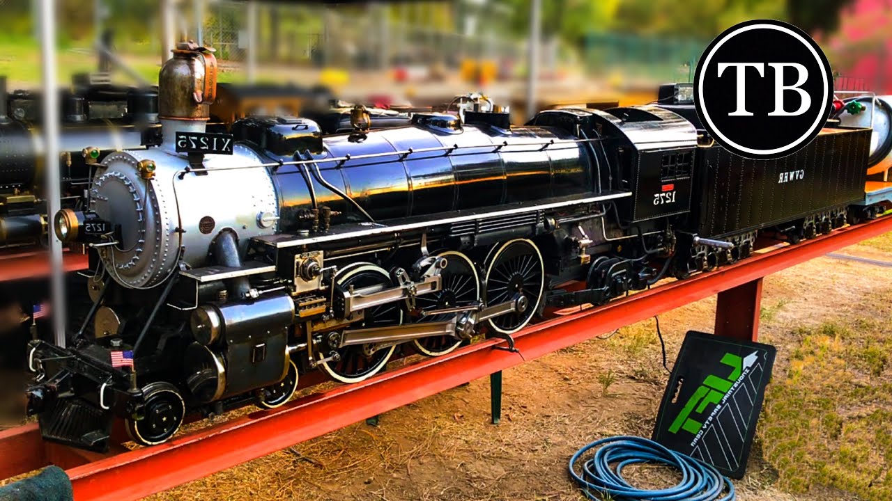 Pacific Live Steam Locomotive #trains #livesteam #trainbuilder