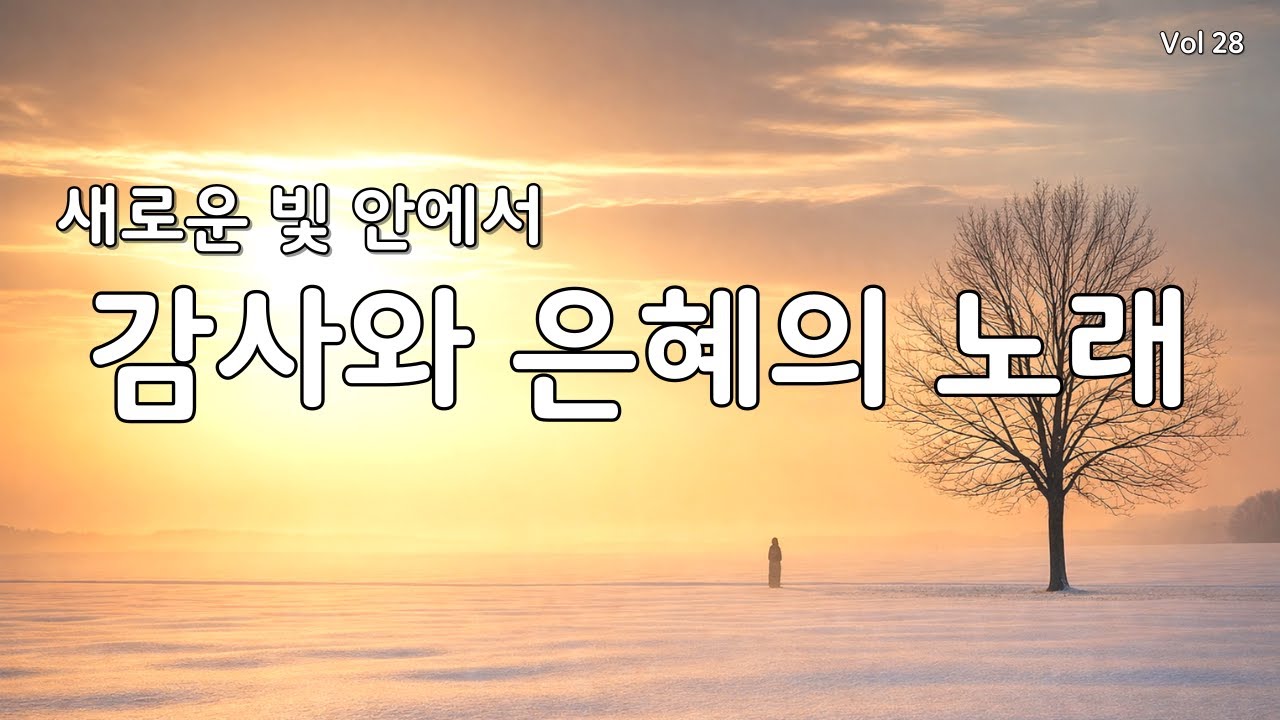 【 듣기만 해도 평안 | 지친 마음 회복】마음을 울리는 최고의 감사 찬양 모음 연속 듣기 28 (CCM/은혜/힐링 워십) #찬양연속듣기 #복음성가 #겨울찬양 #다니엘의찬양