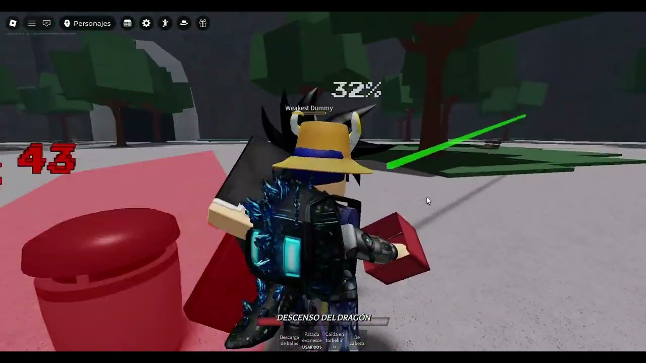 Roblox-  jugando y enseñando habilidades que no sabias