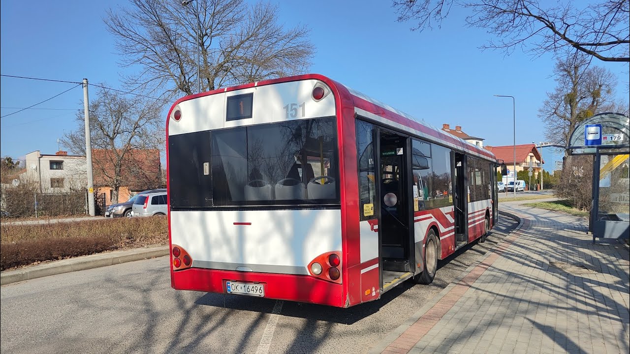 Solaris gen ll #151 MZK Kędzierzyn-Koźle [przejazd nadkole] ZF