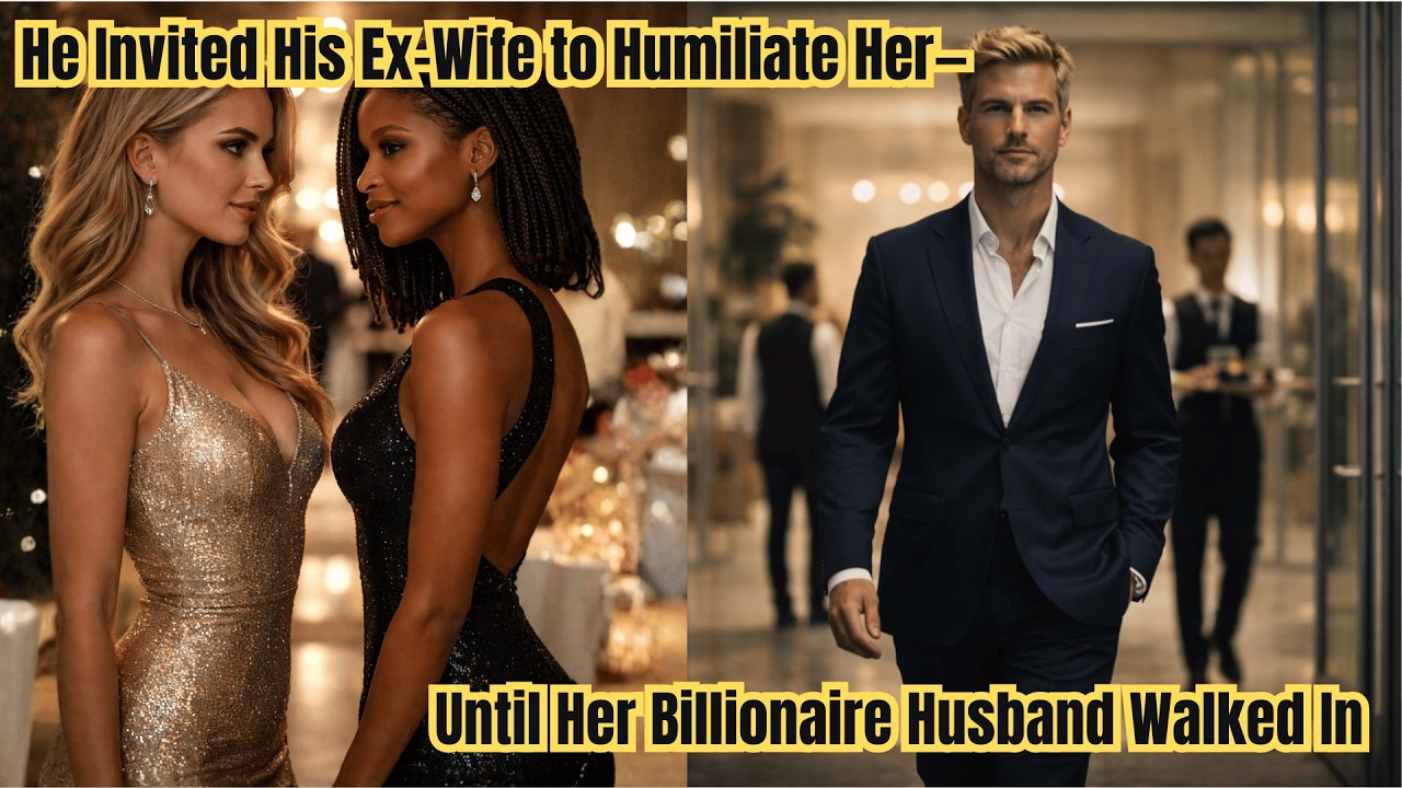 He Invited His Ex-Wife to Humiliate Her—Until Her Billionaire Husband Walked In