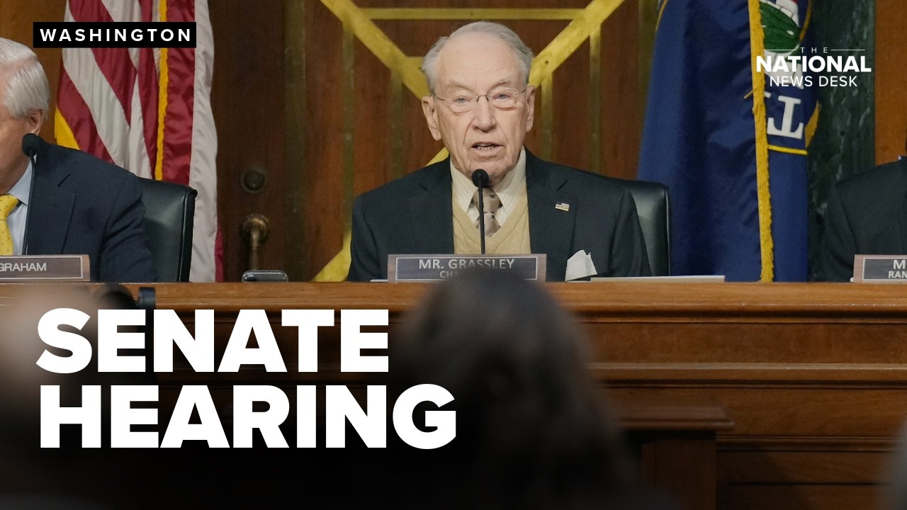 Senate Judiciary Chair Chuck Grassley delivers opening statement before Kristi Noem's hearing