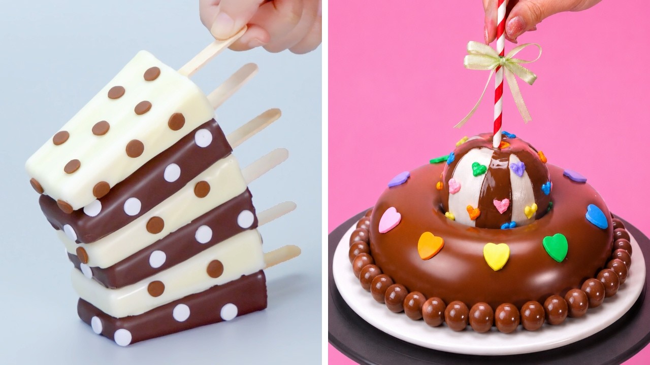 🤎🤍❤️ 1000+ простых и вкусных рецептов тортов: идеи потрясающих тортов в форме сердца в шоколадной...
