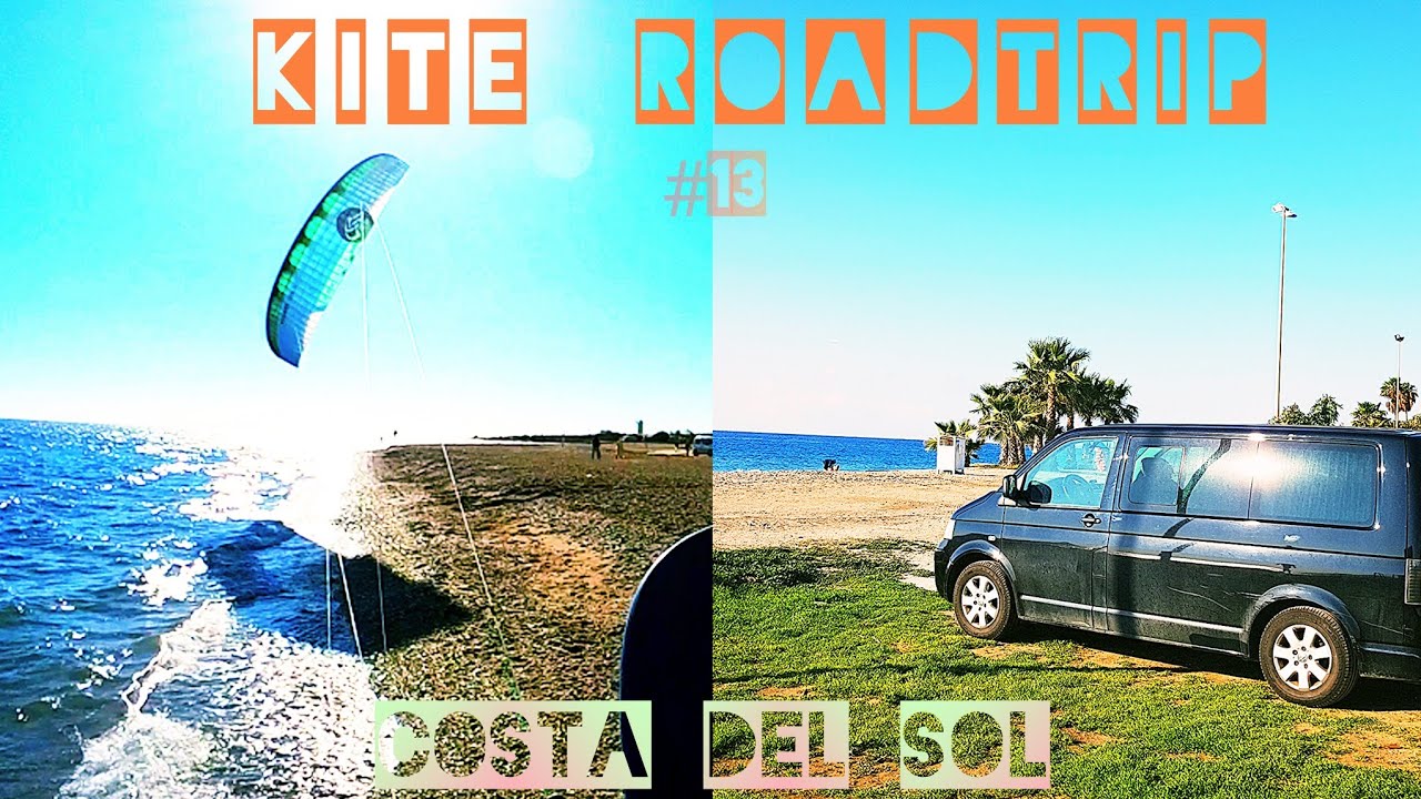 Kite Roadtrip mit Bulli - Kiten bei Almerimar, Mittelmeer mit Flysurfer Soul 15qm | #090