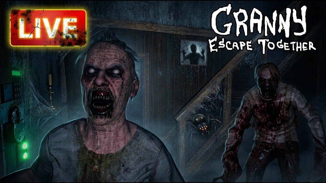 🔴RUN GRANNY RUN BUT FAST | Granny Escape | #granny #grannylivestream #live  #shortslive