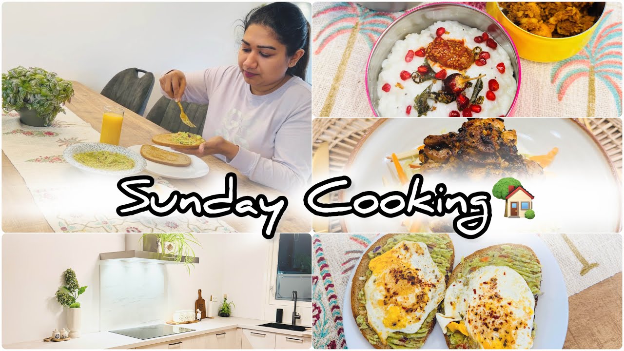 Sunday Cooking Vlog | What I cook in a Day | off day Cooking