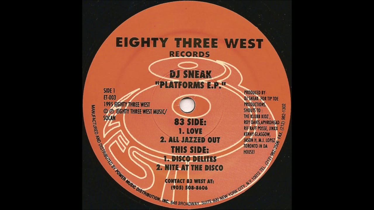 DJ Sneak - All Jazzed Out