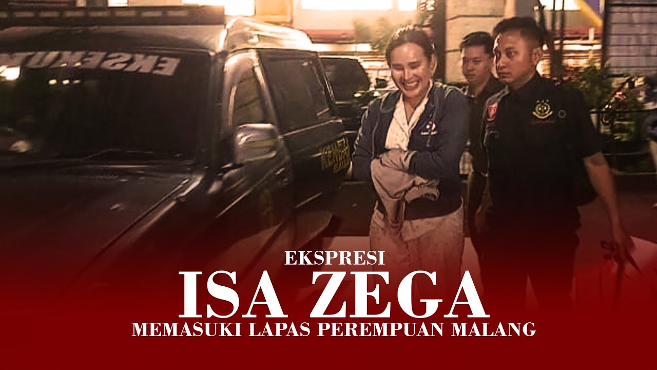 Ekspresi Isa Zega saat Memasuki Lapas Perempuan Malang | Javasatu.com