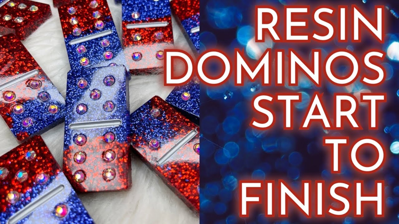 HOW TO MAKE RESIN DOMINOS || START TO FINISH