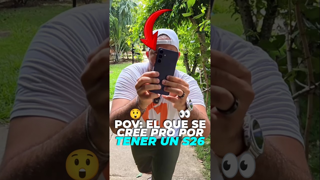POV: 🎥😎 El que se cree pro grabando videos&hellip;Solo porque tiene el Samsung S26