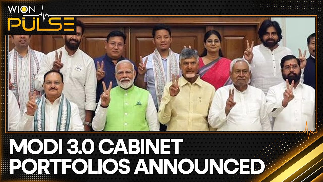 Modi 3.0 Cabinet Portfolio List Announced: BJP retains important ministries | WION Pulse
