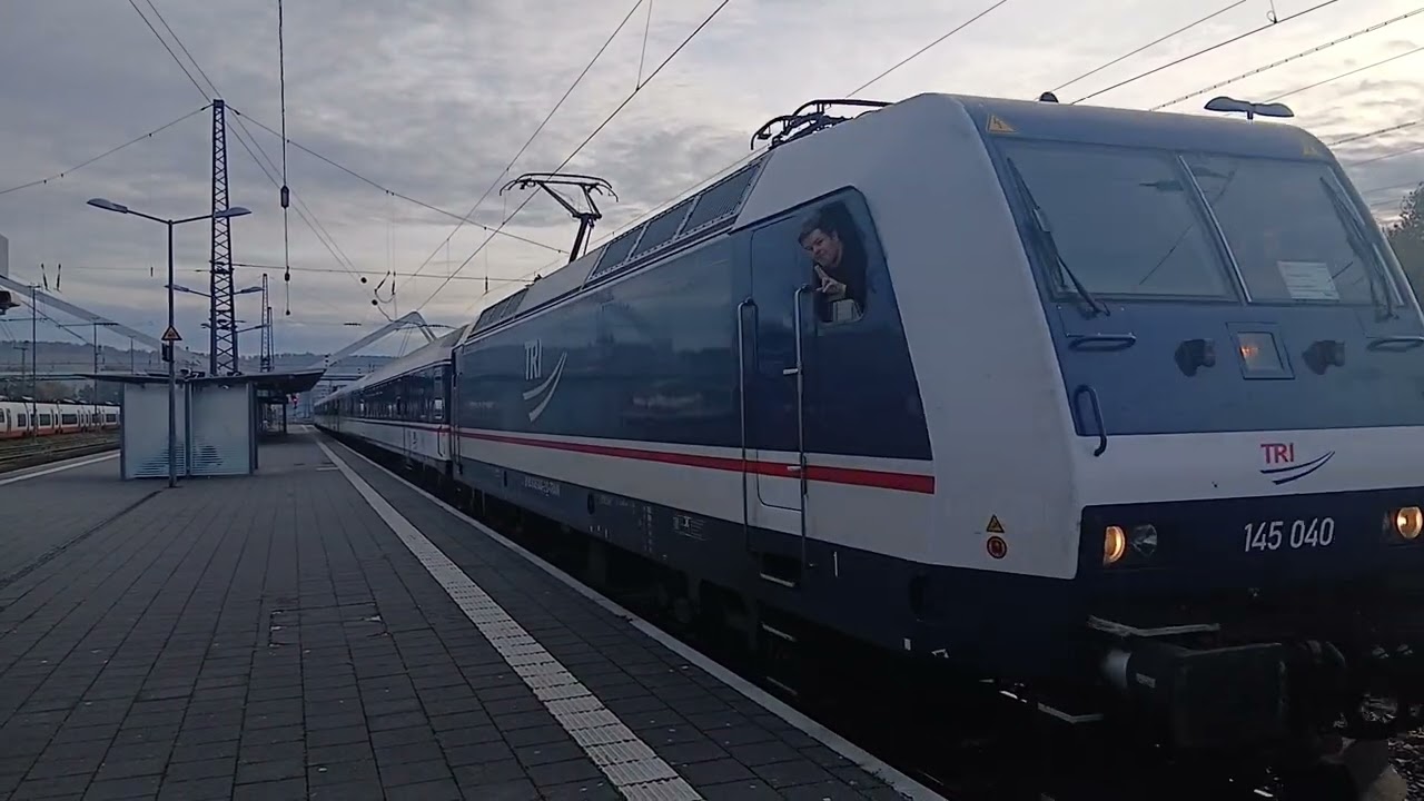 TRI mit BR145 Ausfahrt in Heilbronn nach Stuttgart