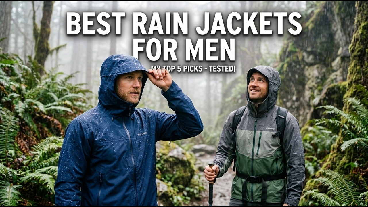 Best men's rain jackets On Amazon / Top 5 Product ( Reviewed & Tested )