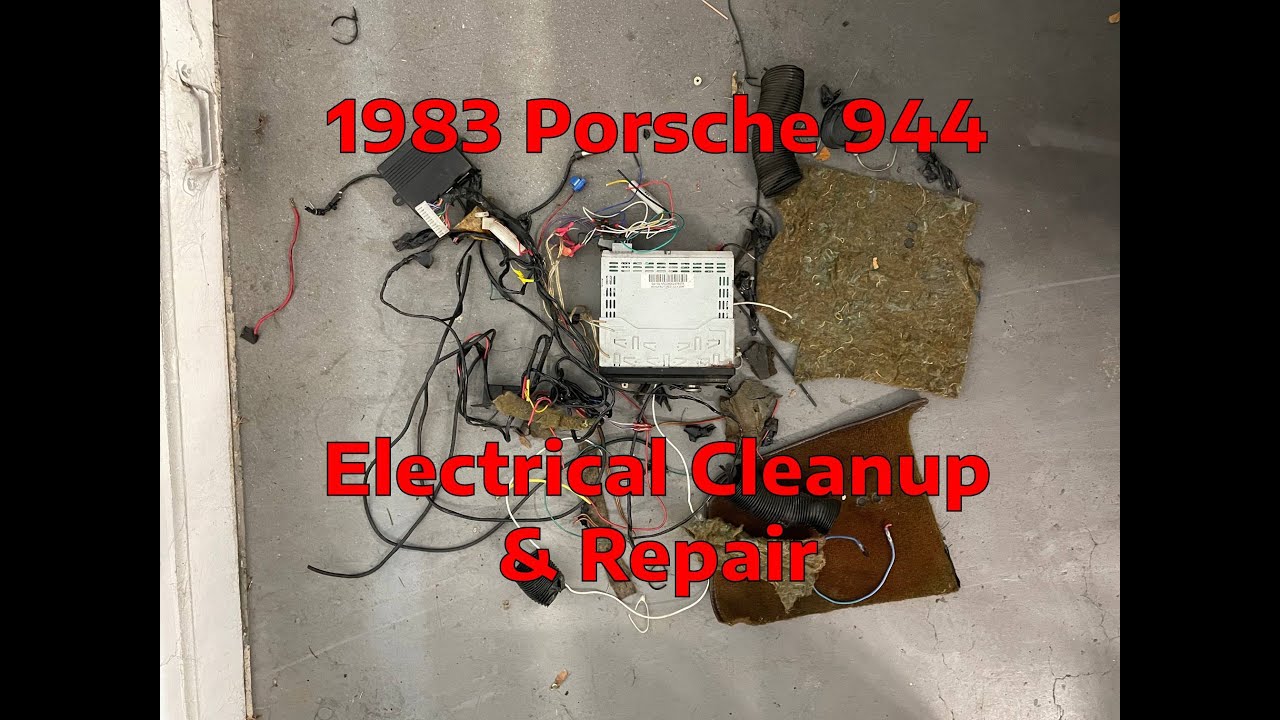 Электрооборудование и ремонт Porsche 944 1983 года выпуска.