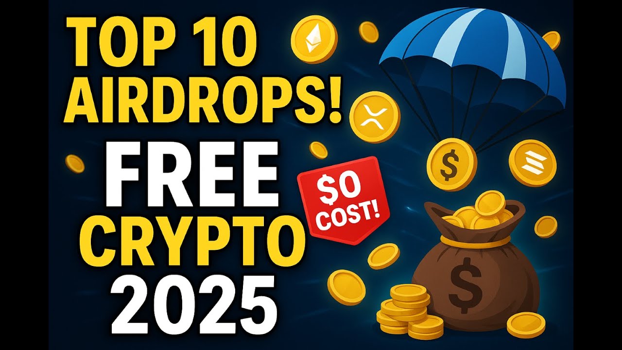 Top 10 Crypto Airdrops You Can&rsquo;t Miss in 2025 | Free Crypto Opportunities