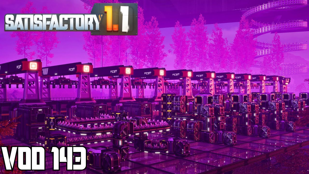Gathering Resources To Turn On This Mega Factory | Satisfactory 1.1