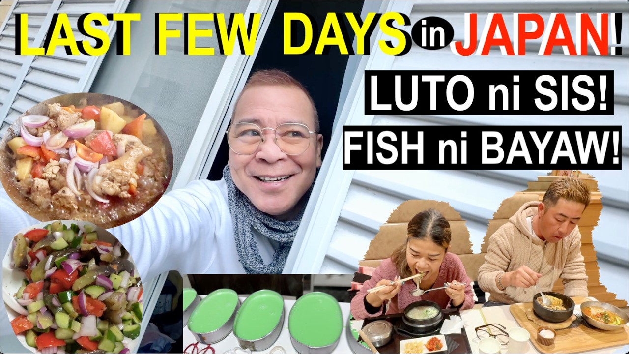 Mga EKSENA sa BAHAY, LAST FEW DAYS ko sa JAPAN!🇯🇵😄 Mga LUTO ni SIS at NANGANAK na ang ISDA ni BAYAW!