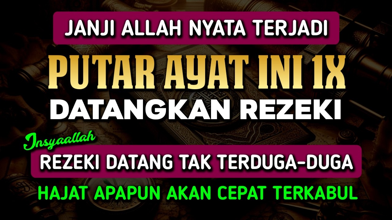 Bacaan Dahsyat Ayat 1000 Dinar! Satu Kali Putar Bisa Datangkan Kekayaan