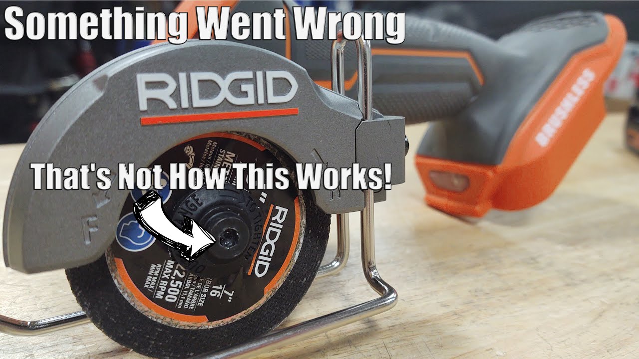 Я сломал его! | Обзор компактной бесщёточной пилы RIDGID 18 В для резки различных материалов шири...