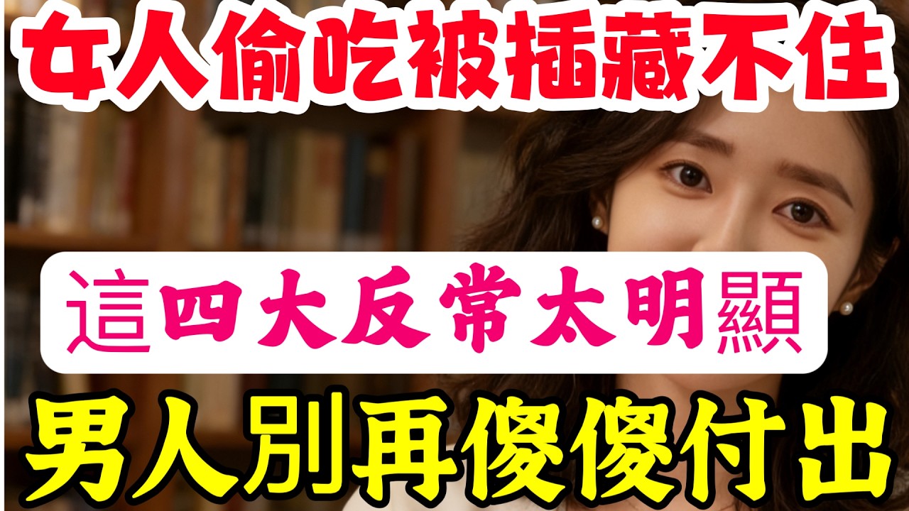 “女人这3个“反常表现”，多半外面有人了 很准哦#情感 #夫妻 #感情 #出轨#分享 #happy婚 #結婚 #正能量 #大熱門 #男女相處 #男女行動 #情感 ##