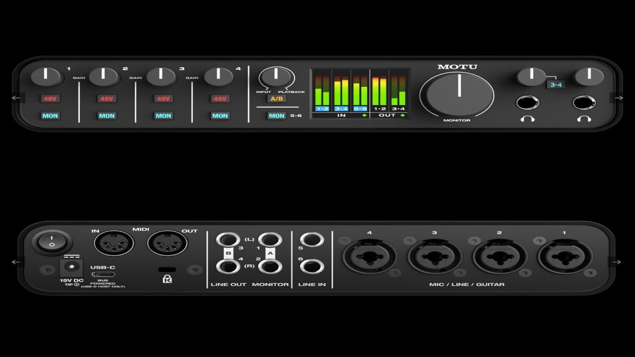 4 MIC IN SOUND CARD /MOTU M6