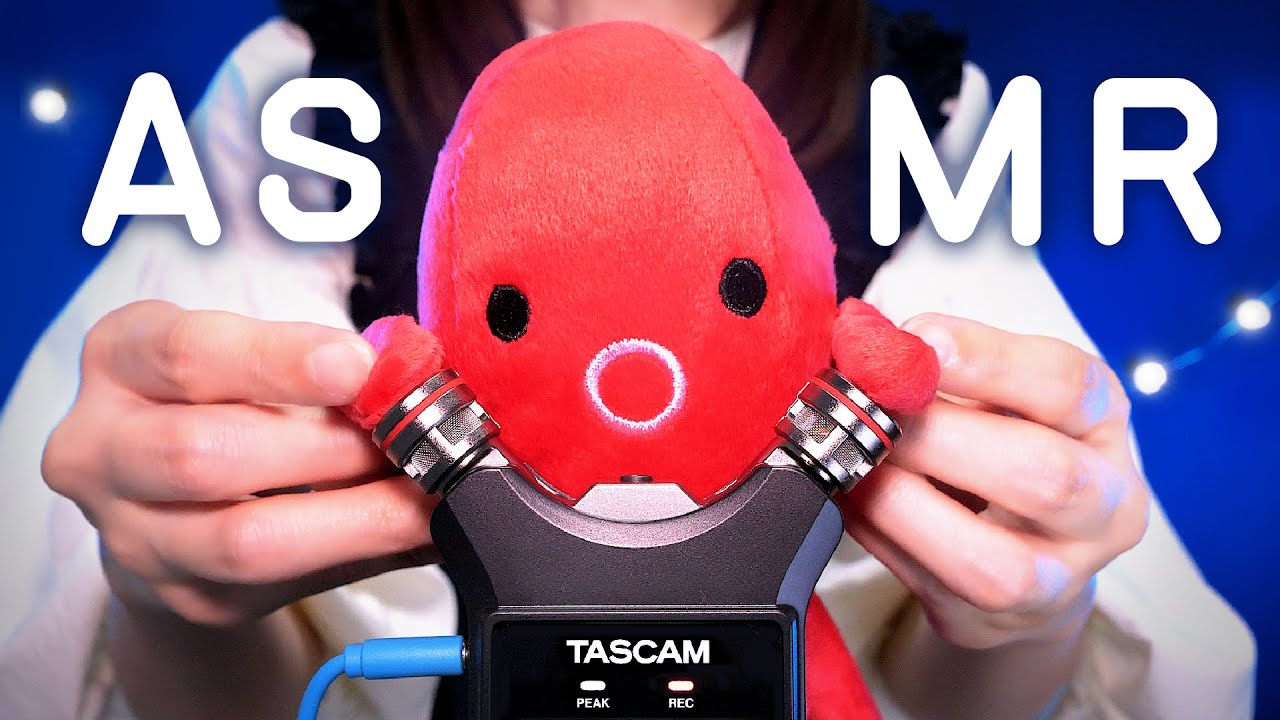 ASMR どの音が好き？🐙新マイクで色々な音🎤【TASCAM DR-07XP】