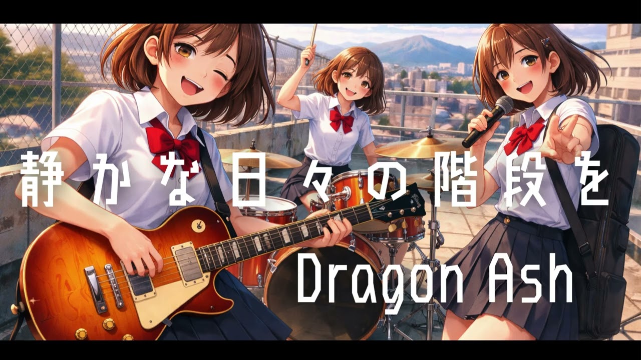 【静かな日々の階段を/Dragon Ash】もし女子高生バンドが全力でカバーしたら