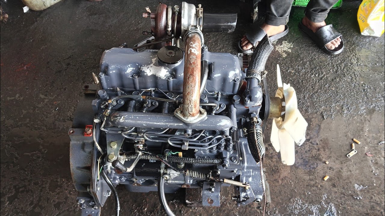 Động cơ KE150 Turbo 36ps tua 3500pr máy đẹp 90% LH:0913.948.706.0913.719.579