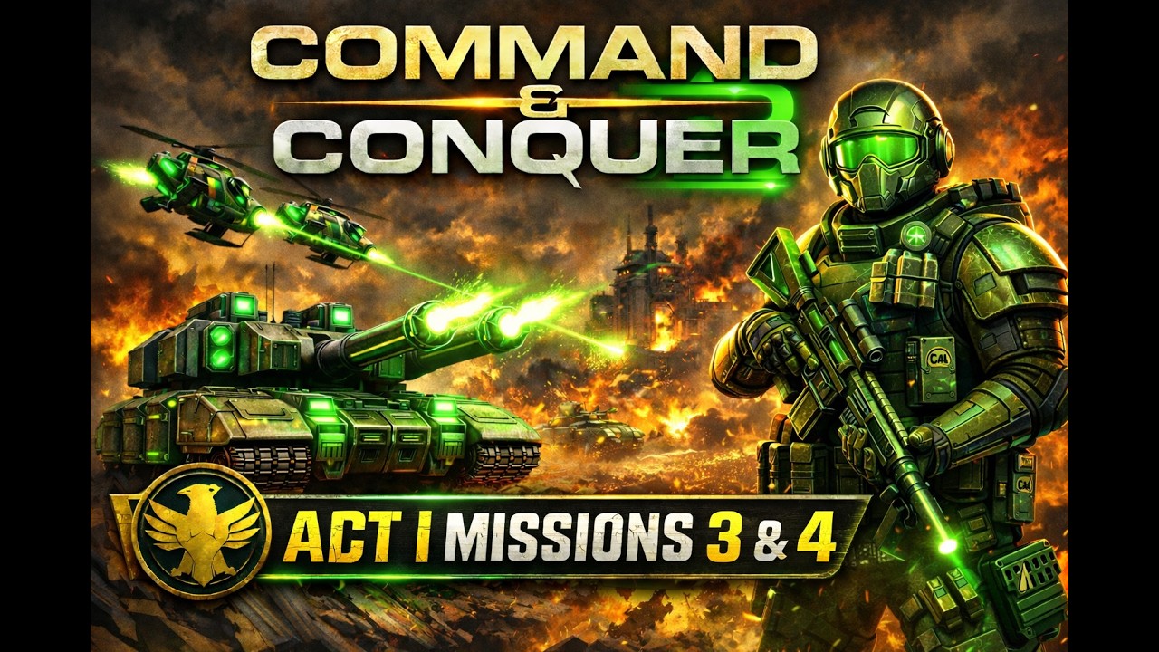 Command & Conquer 3 | GDI Campaign | Mission 3&4 | ACT I