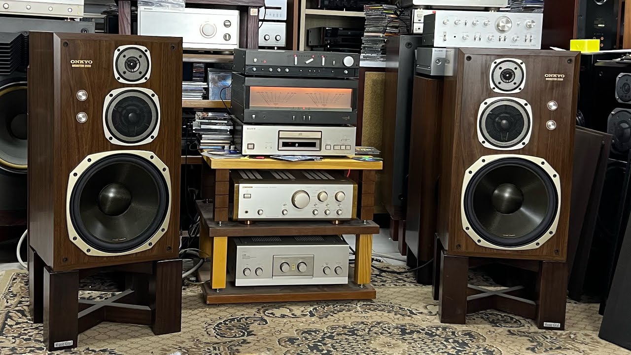 Колонки Onkyo monitor 2000 & Technics se A5 su A6