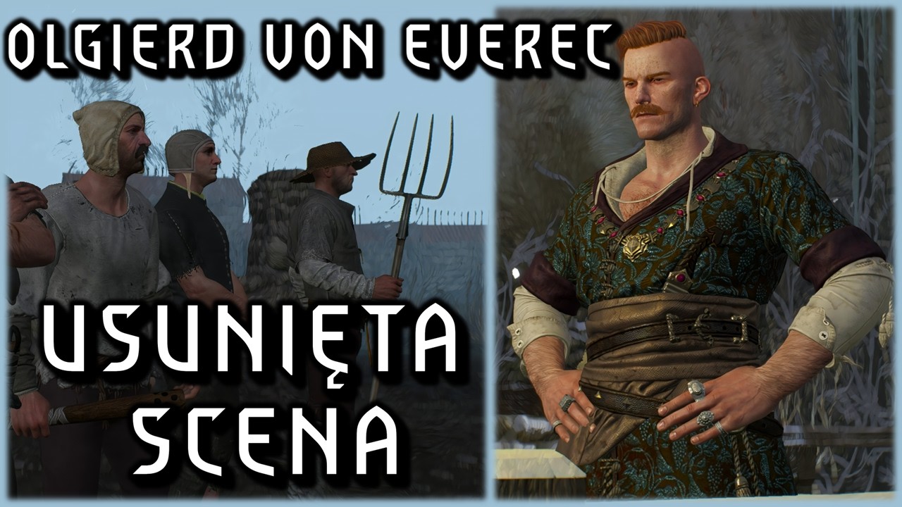Olgierd von Everec i chłopi - Usunięta scena wspomnienia z Wiedźmina 3: Serca z Kamienia