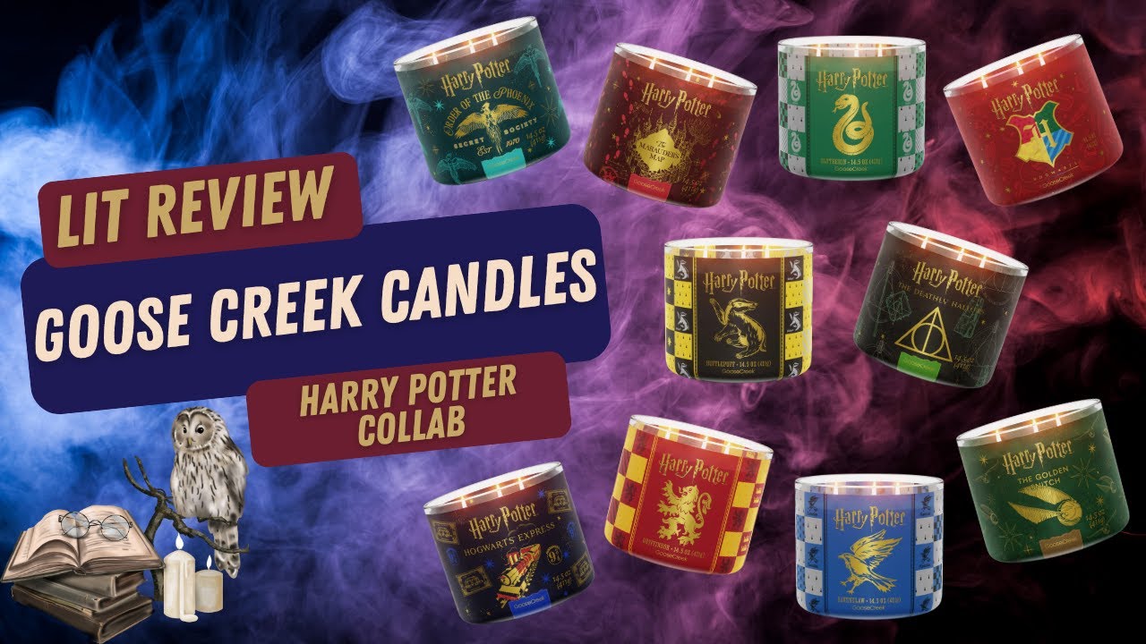 🔥 Lit Review: Goose Creek × Harry Potter Candle Collection | All TEN Scents Reviewed ⚡️