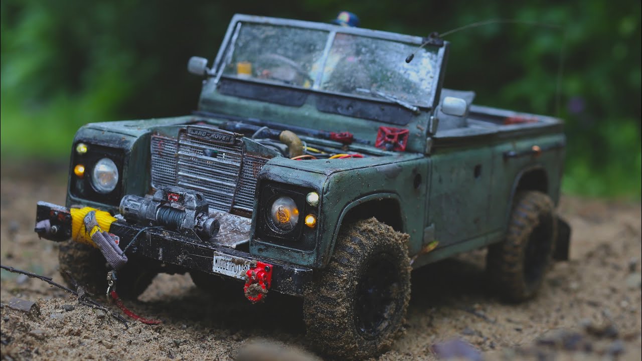 Pitbull rc 1.9 Temco NDT Military Tires! ..... (slow/cinematic)    4K