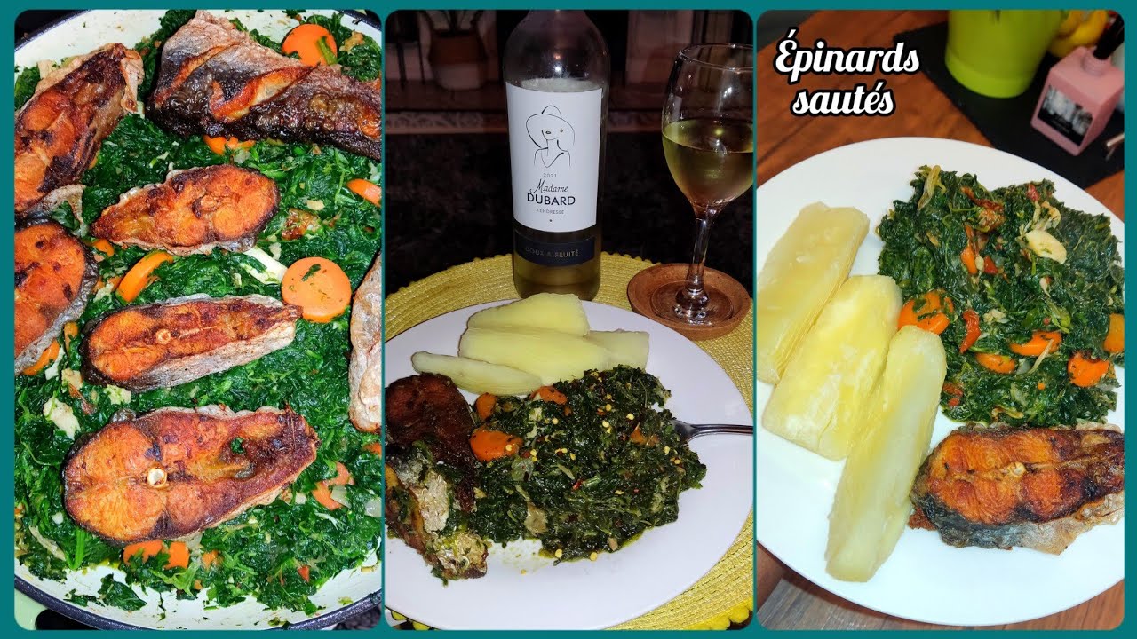 Épinards sautés | Recette rapide et délicieuse | Max 30 min | TatiWeekly Eps 3 . #spinach #epinard