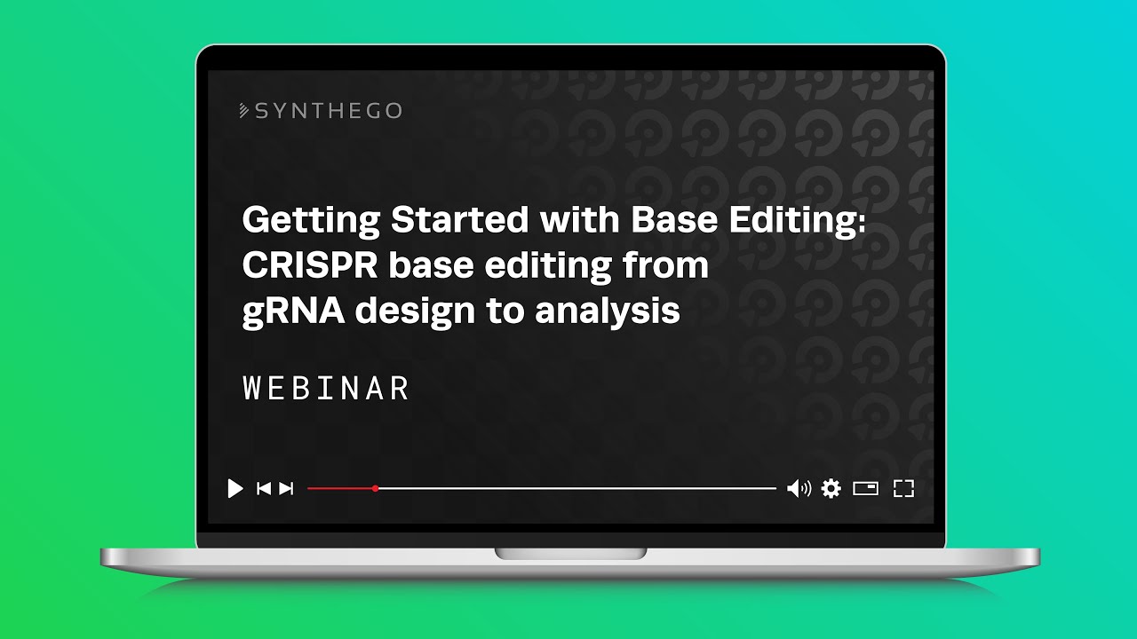 Getting Started with Base Editing Webinar