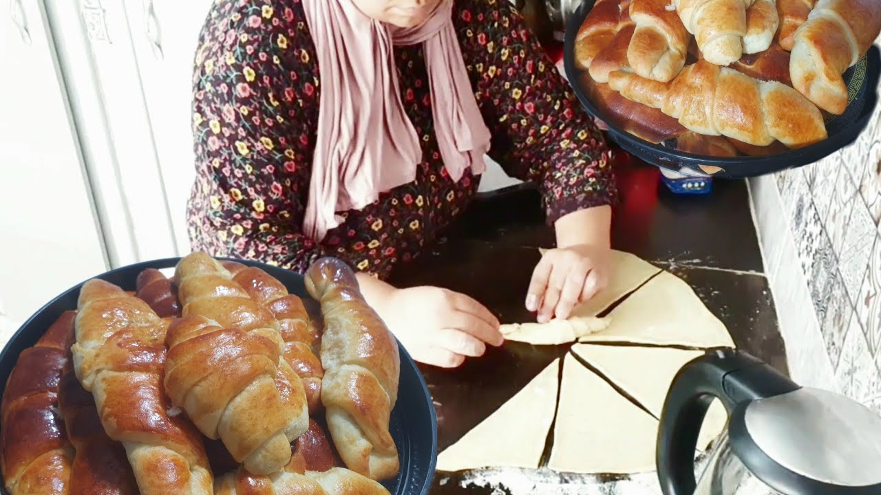 أول فيديو معاكم في القناة  🎊 كرواسون بأسهل طريقة