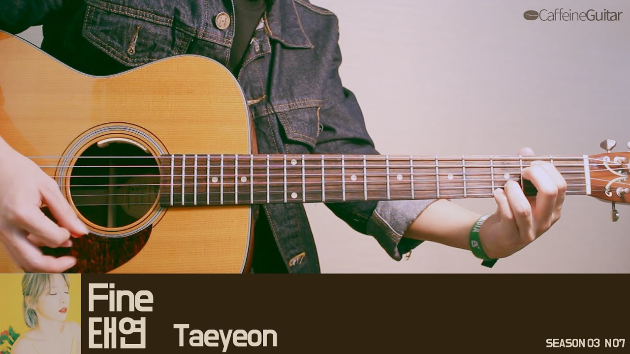 Fine - 태연 Taeyeon | Guitar Cover, Lesson, Chord, Tab