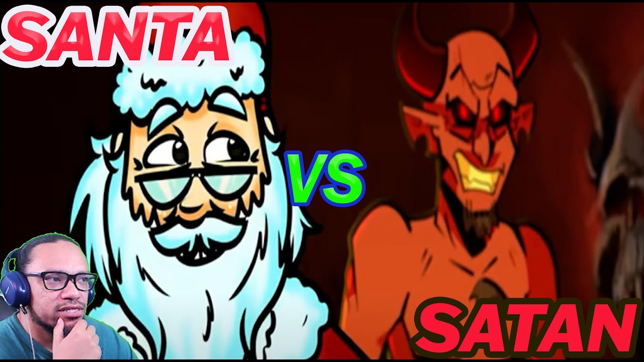REACTION: Santa vs Satan - RAP BATTLE! - ft. Chase Beck @FreshyKanal