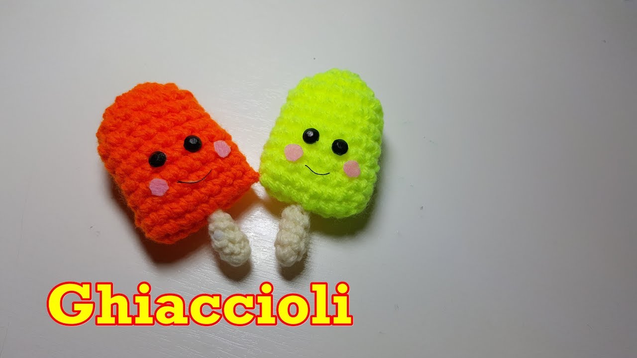 Tutorial Ghiacciolo amigurumi all'uncinetto - Crochet amigurumi ice cream - tutorial estivo facile
