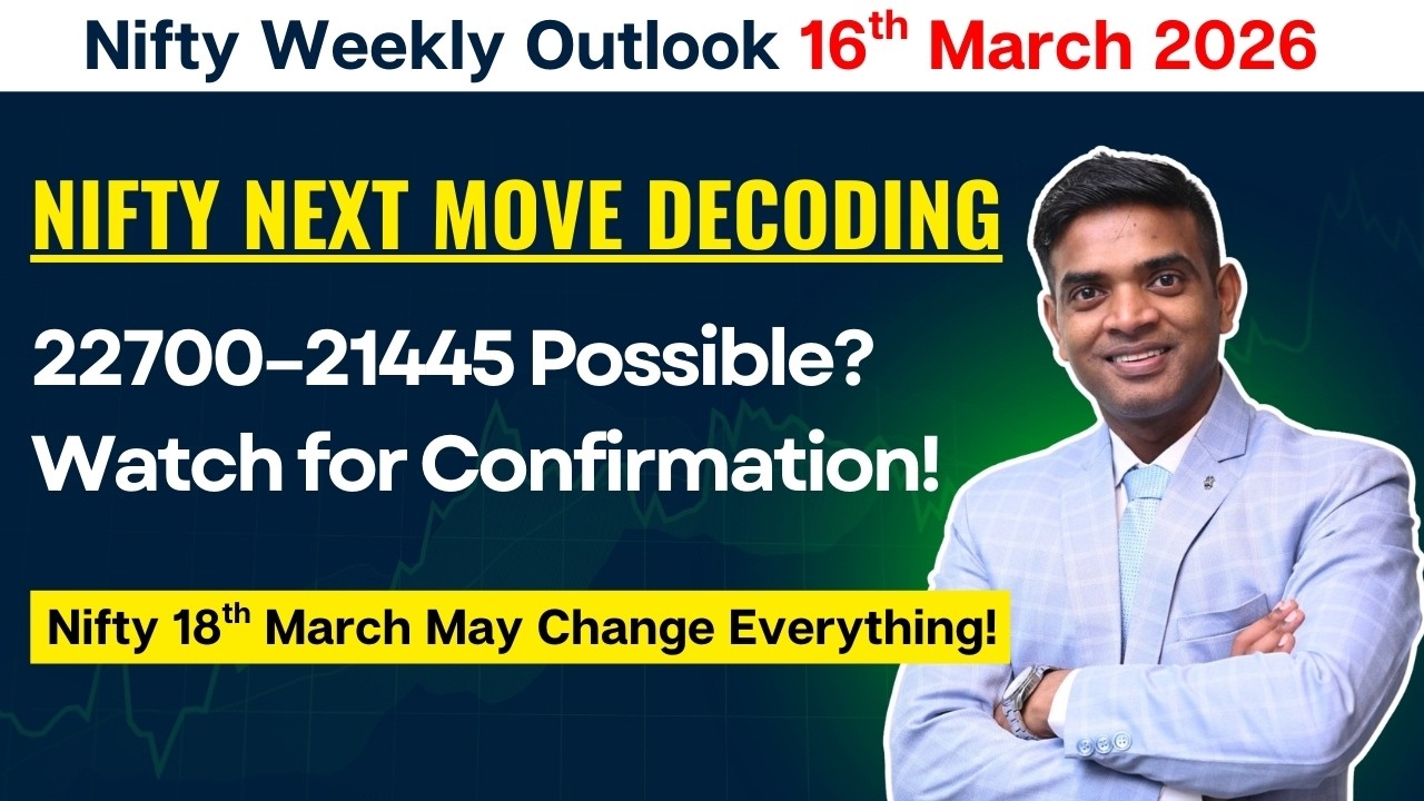 Nifty Prediction for Monday 16 March 2026: Nifty 22700–21445 Possible? Watch for Confirmation!