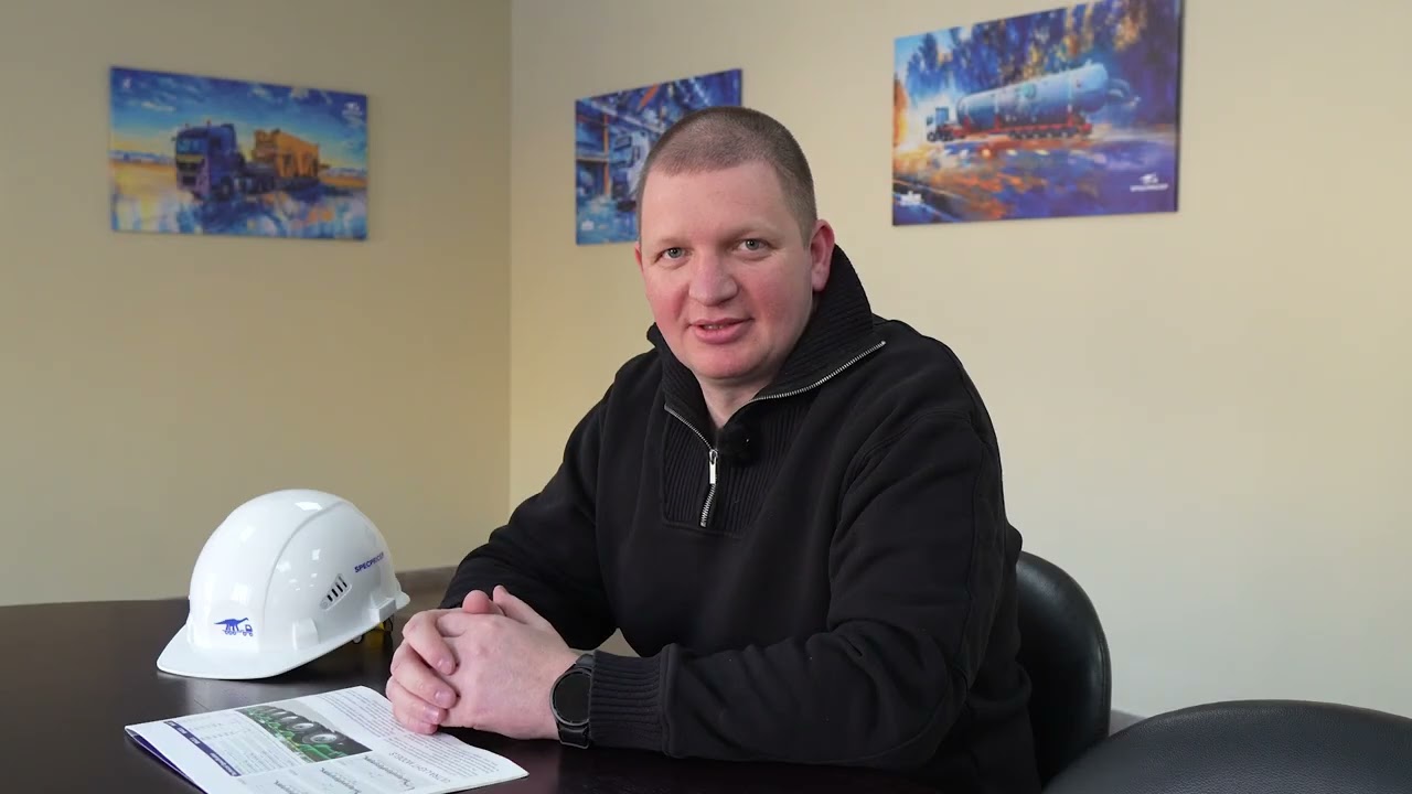 Для перевозки дорожно-строительной техники |Раздвижной полуприцеп 9942L4