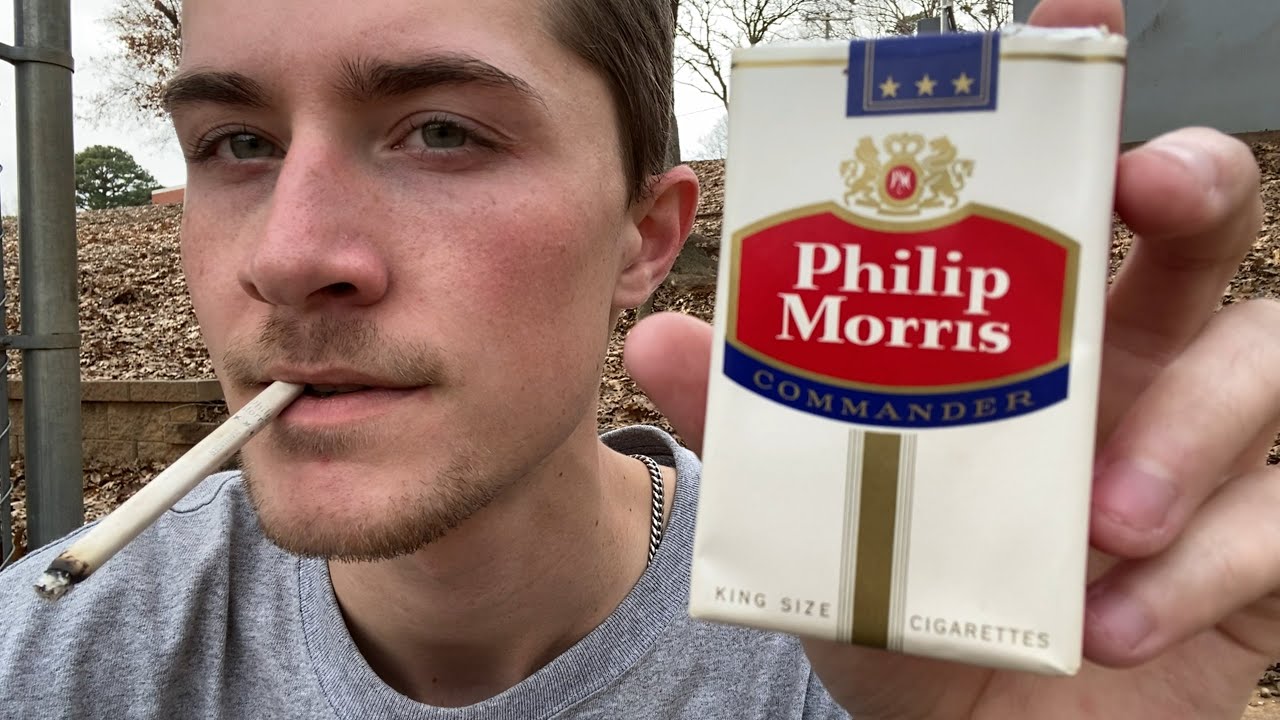 Smoking a 1960&rsquo;s Philip Morris Commander Cigarette (Discontinued) - Review