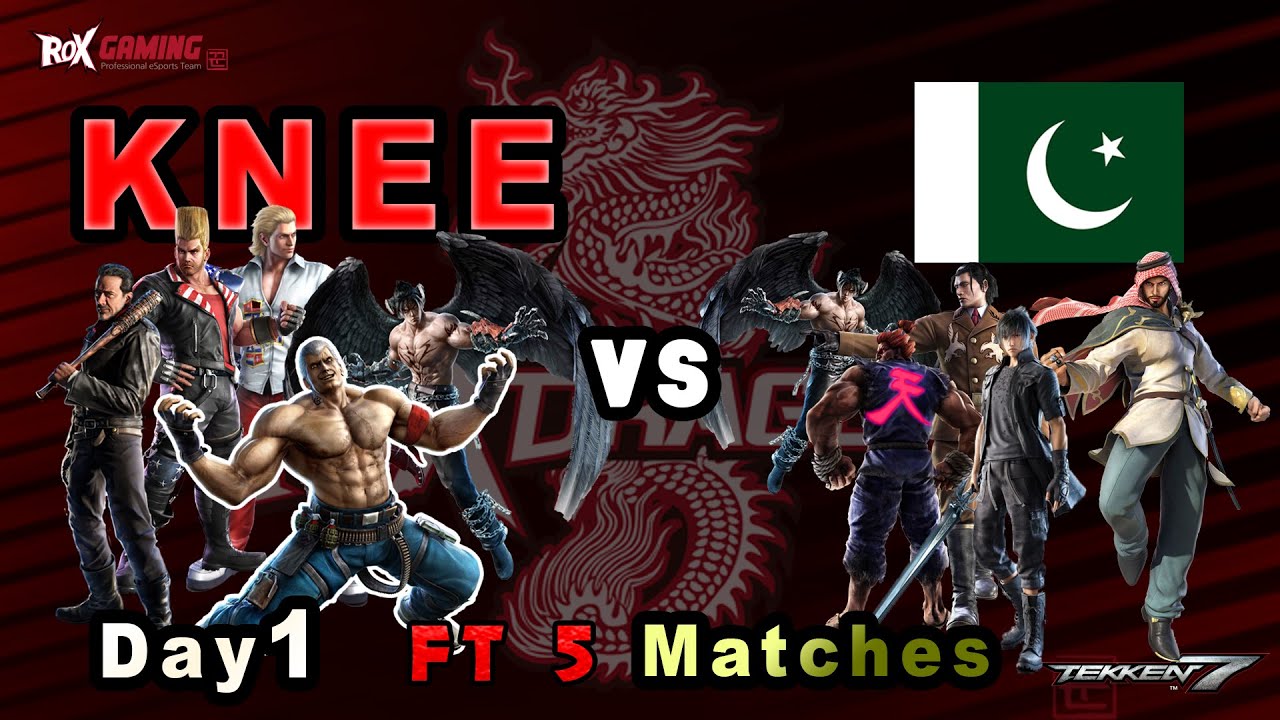 [Tekken7]KNEE vs Pakistanis 2019,Day1
