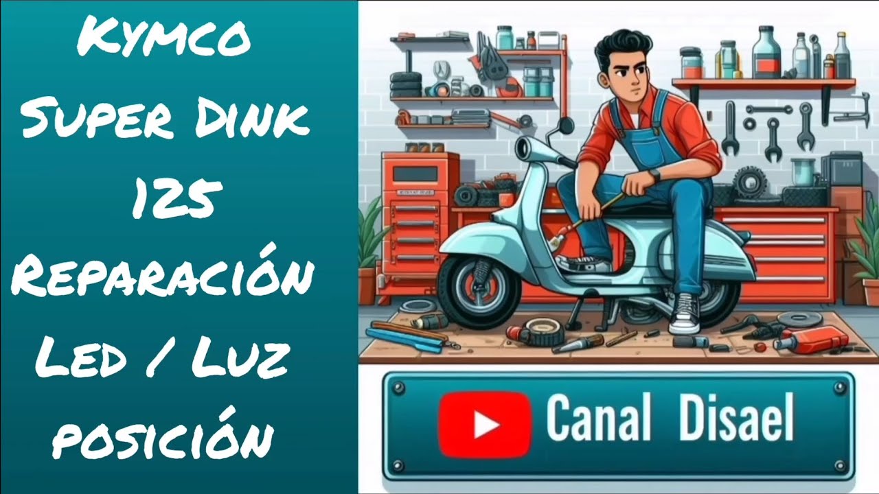 Reparación luz de posición LED Kymco Superdink