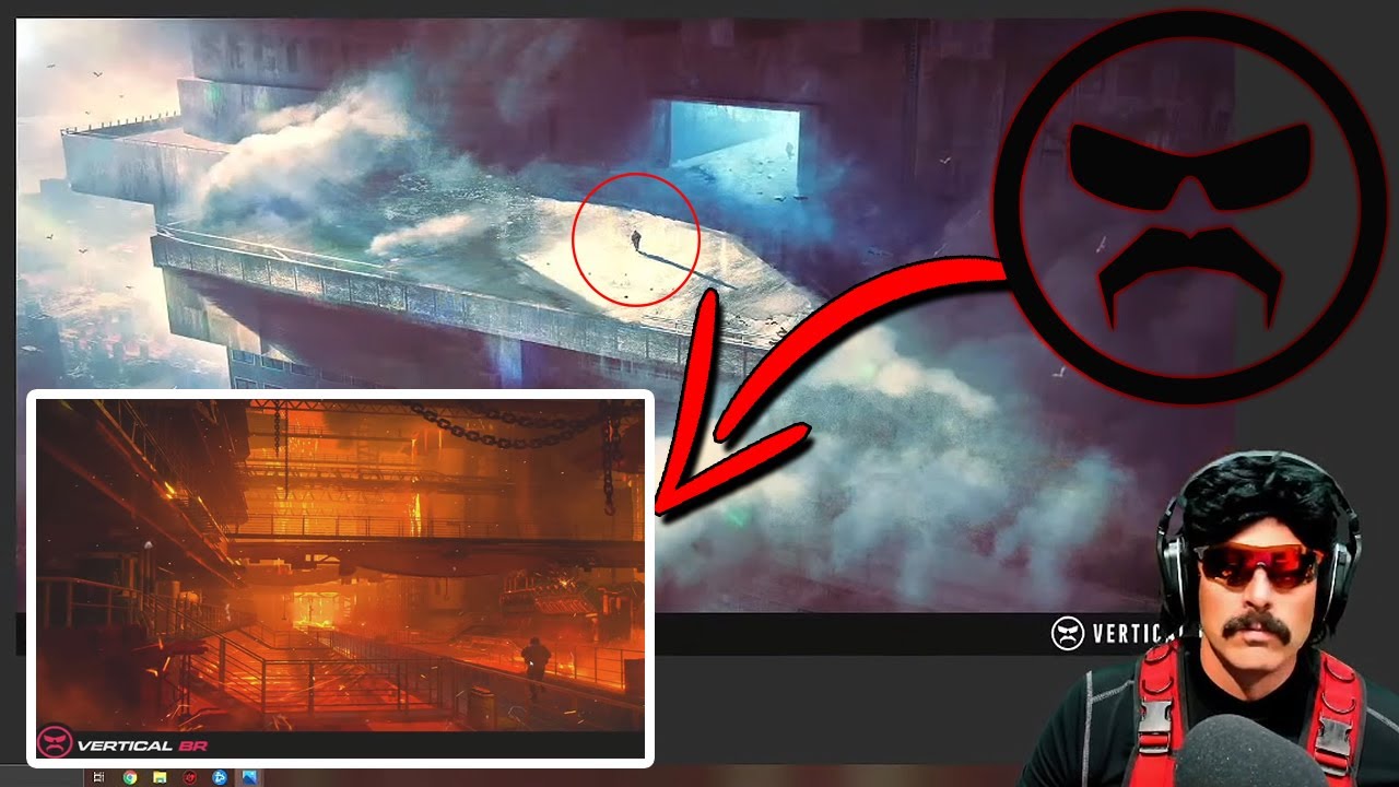 DR DISRESPECT SHOWCASES HIS NEW BATTLE ROYALE!! (Vertical BR)