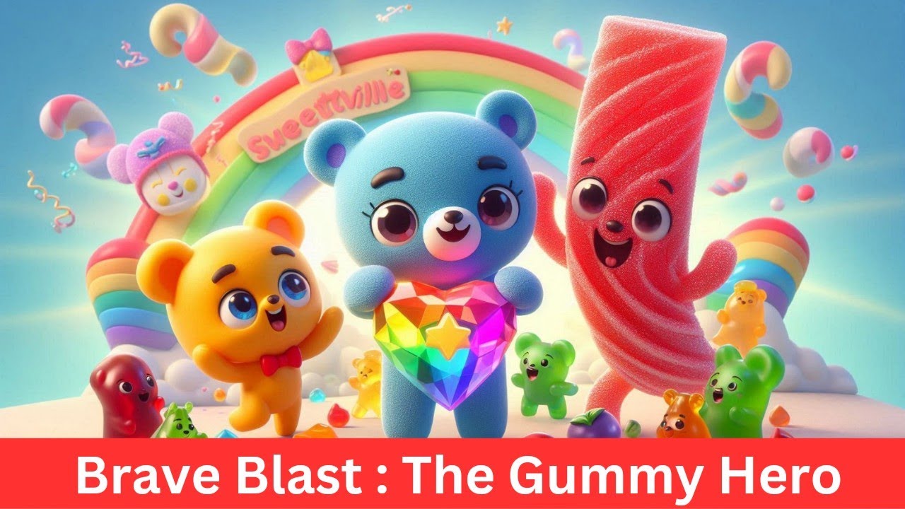 The Adventures of Berry the Brave Gummy Bear || bed time story || fun @KidzFairyTales-s7b