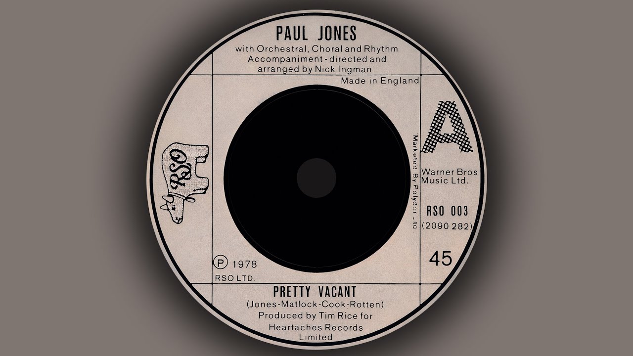 Paul Jones - Pretty Vacant (Sex Pistols Cover)