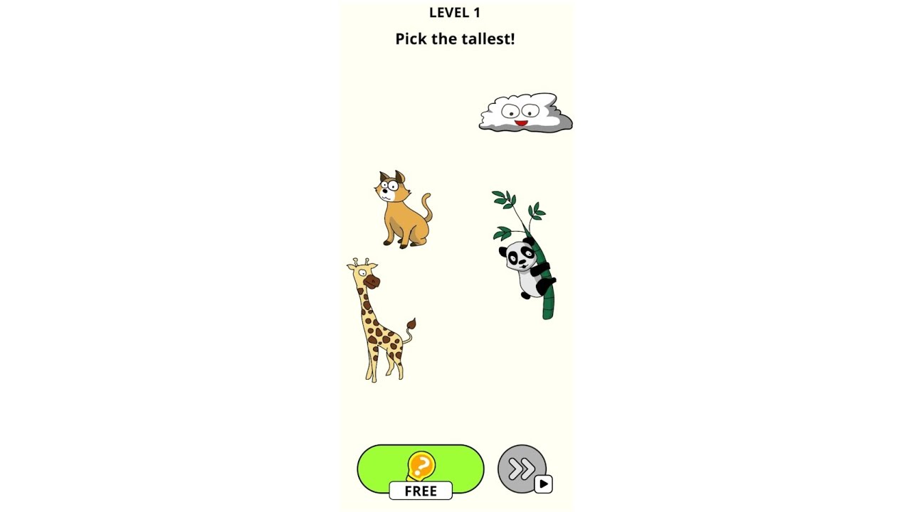 Einstein brain game: mind puzzle level 1